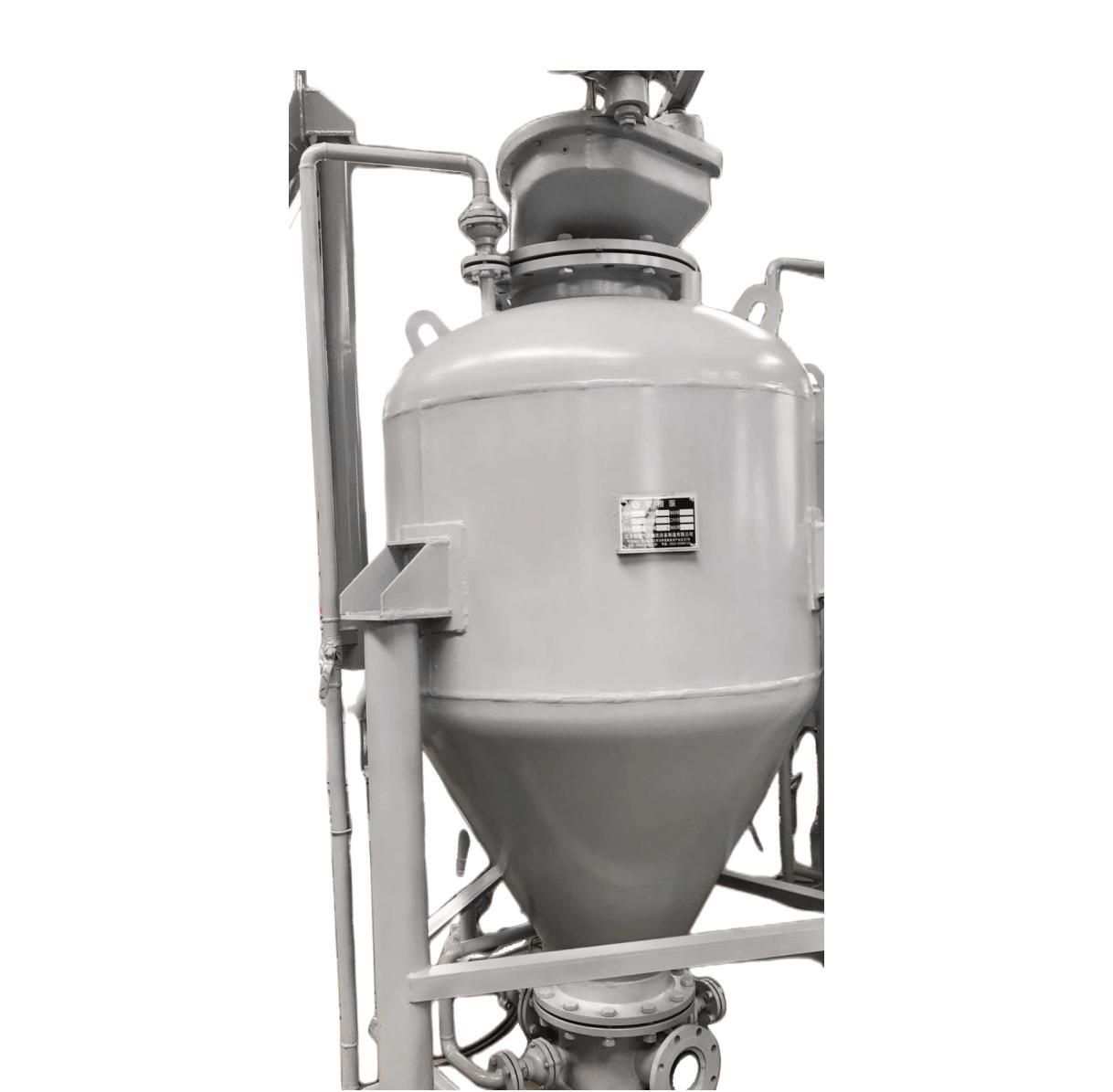 Cone bottom tank for industrial storage and processing